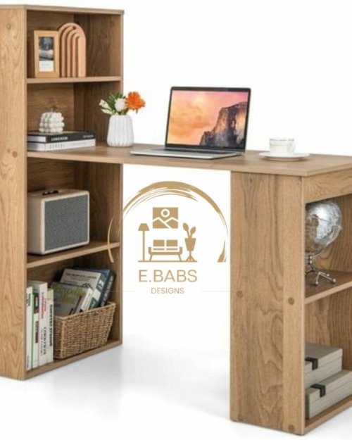 Minimalist Wooden Workstation